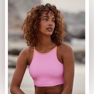 Beach Riot Pink and Orange Top